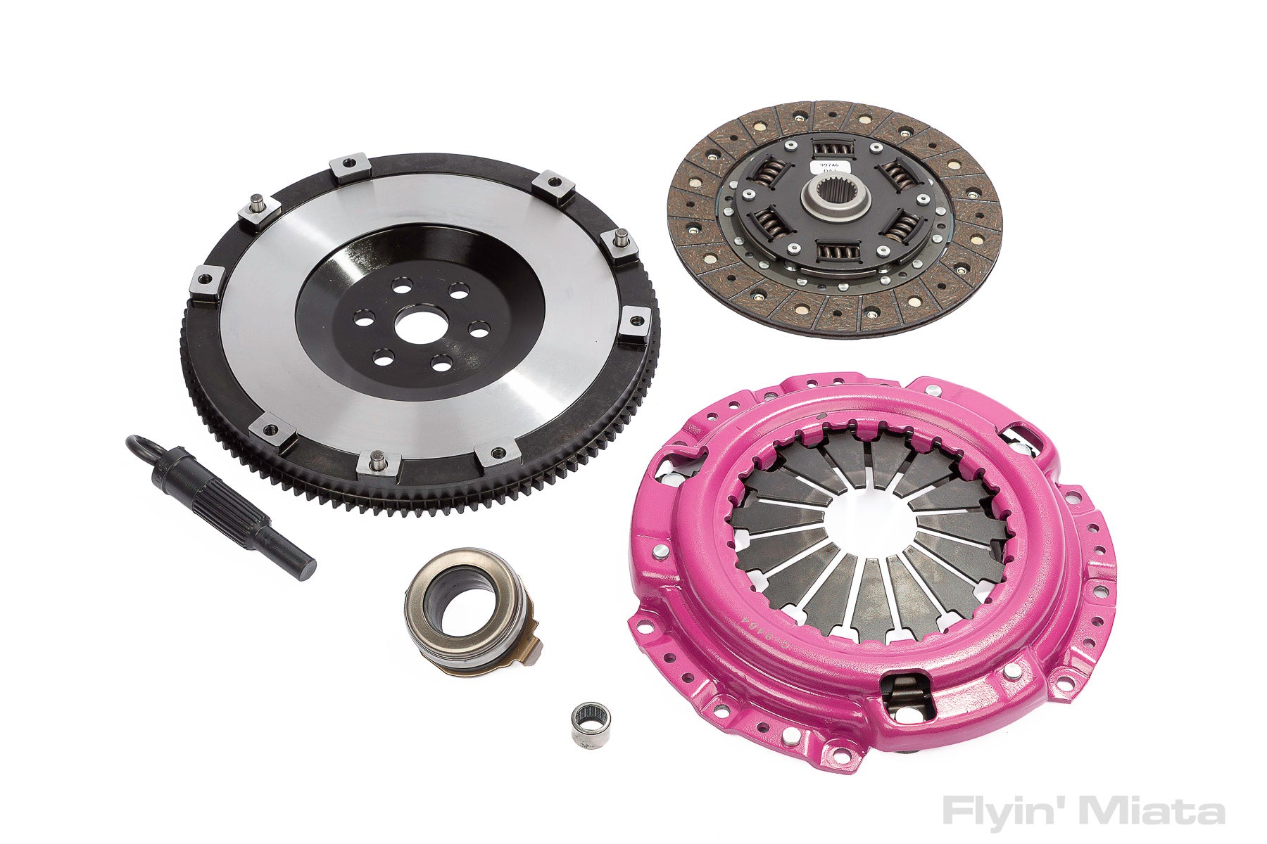 Flyin' Miata clutch and a Flyin' Miata flywheel - a well-matched