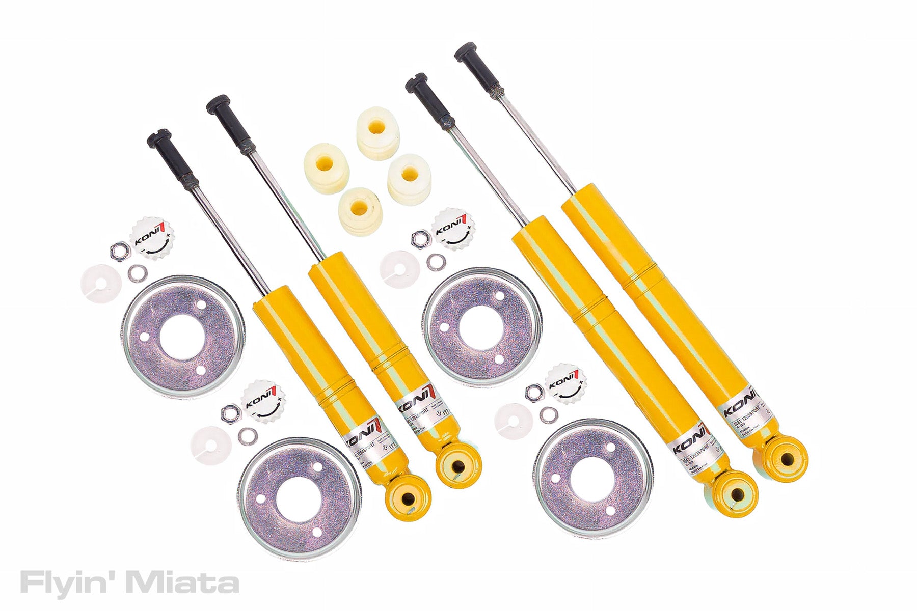 One of the classic Miata shocks. Now with a free set of MCU 