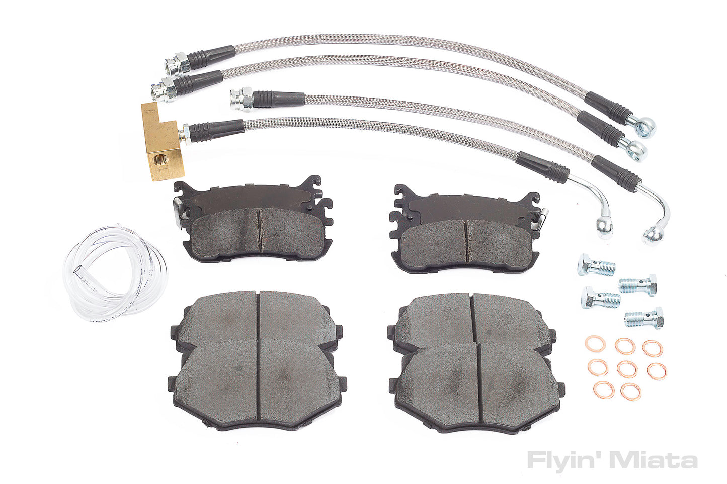 Pad / line / bleeder hose combo for 1994-02 (non-Sport)