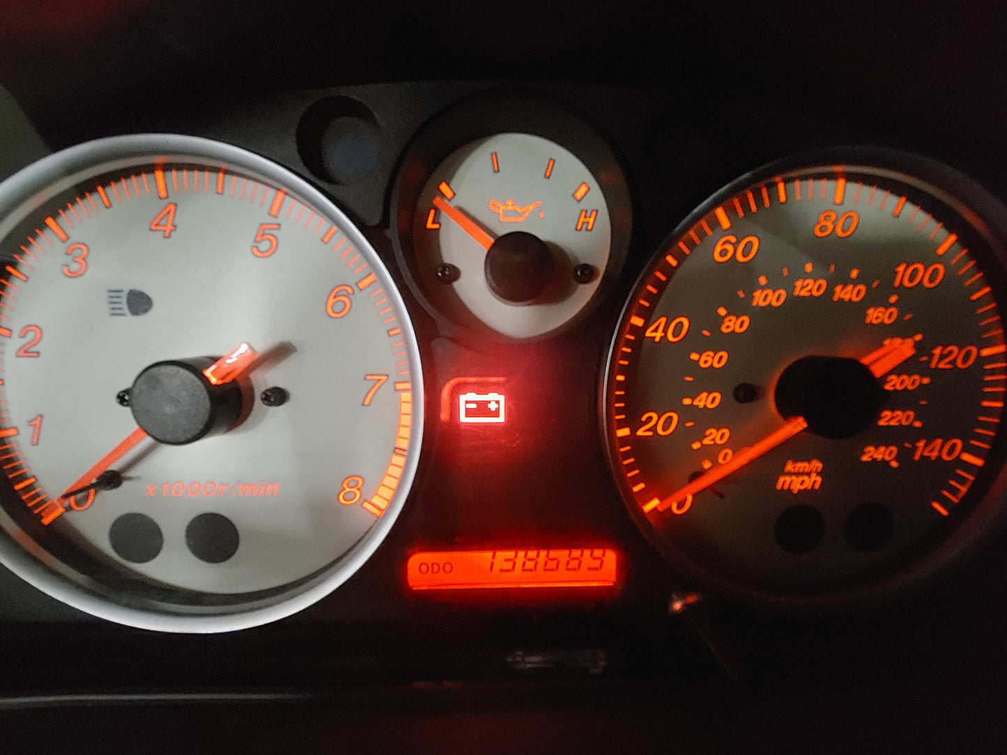 LED odometer illumination bulb, 1999-2005