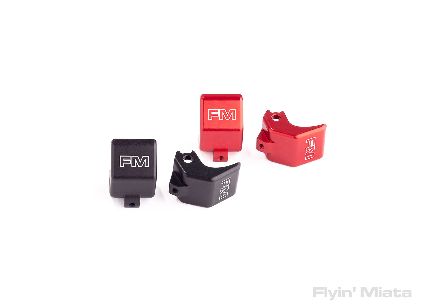 Billet aluminum top latch locks, pair