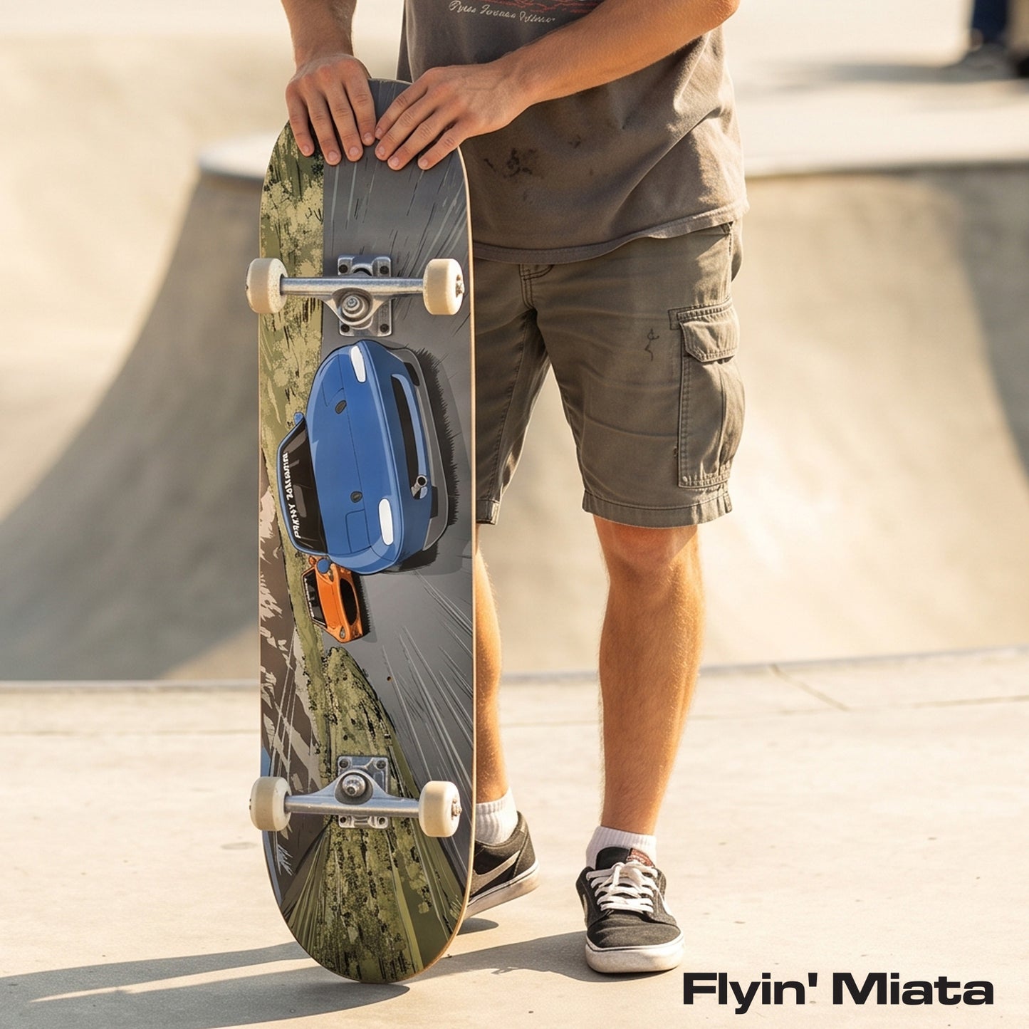 The Chase skateboard deck