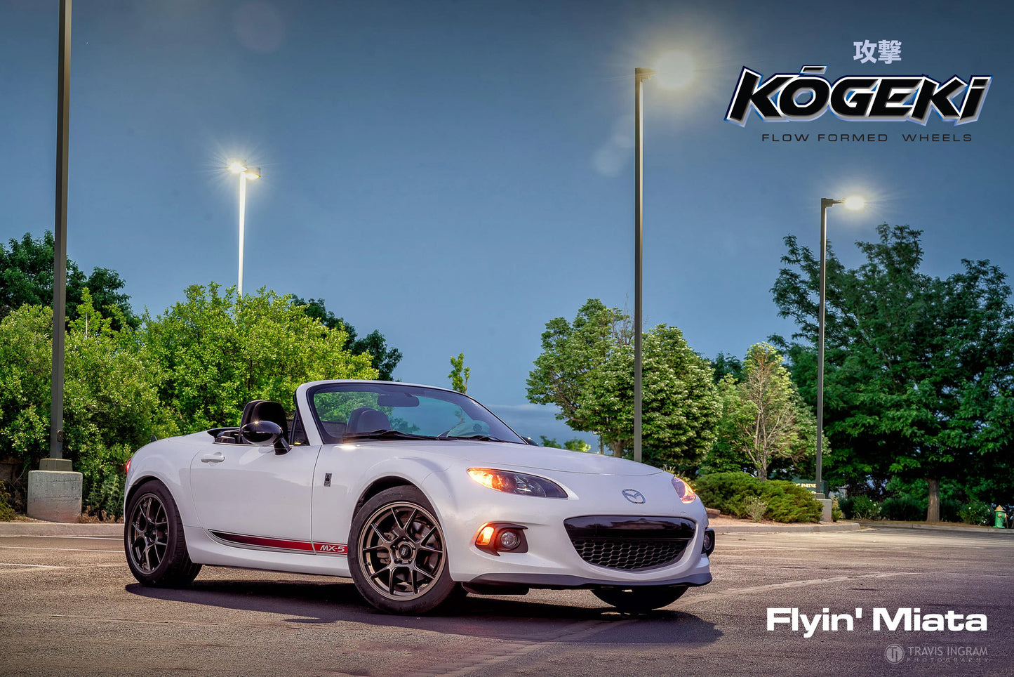 Kōgeki 17x8 flow formed wheel for NC Miata