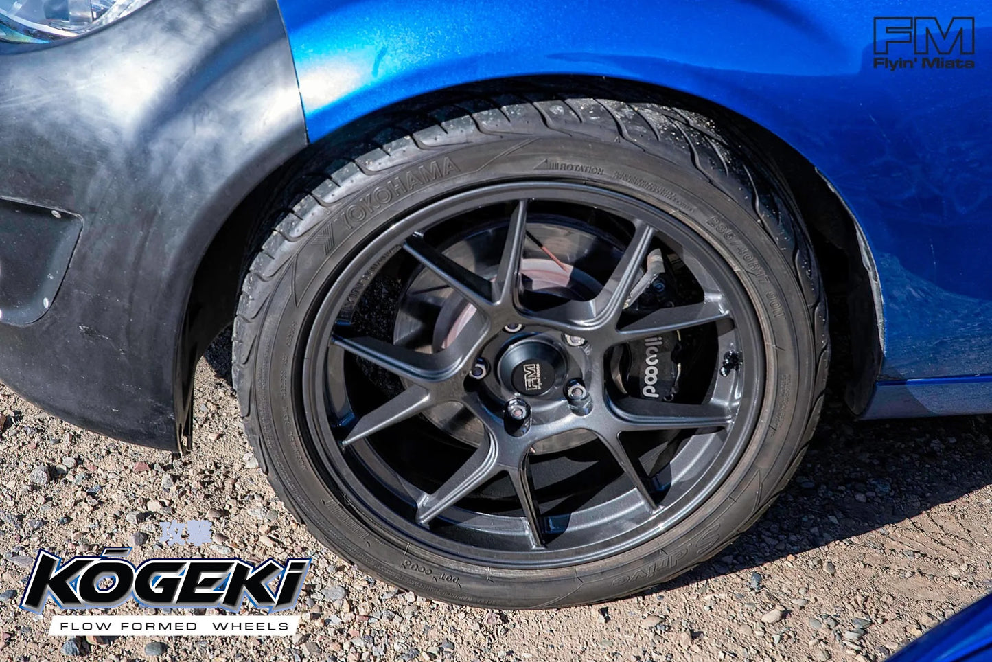 Kōgeki 17x8 flow formed wheel for NC Miata