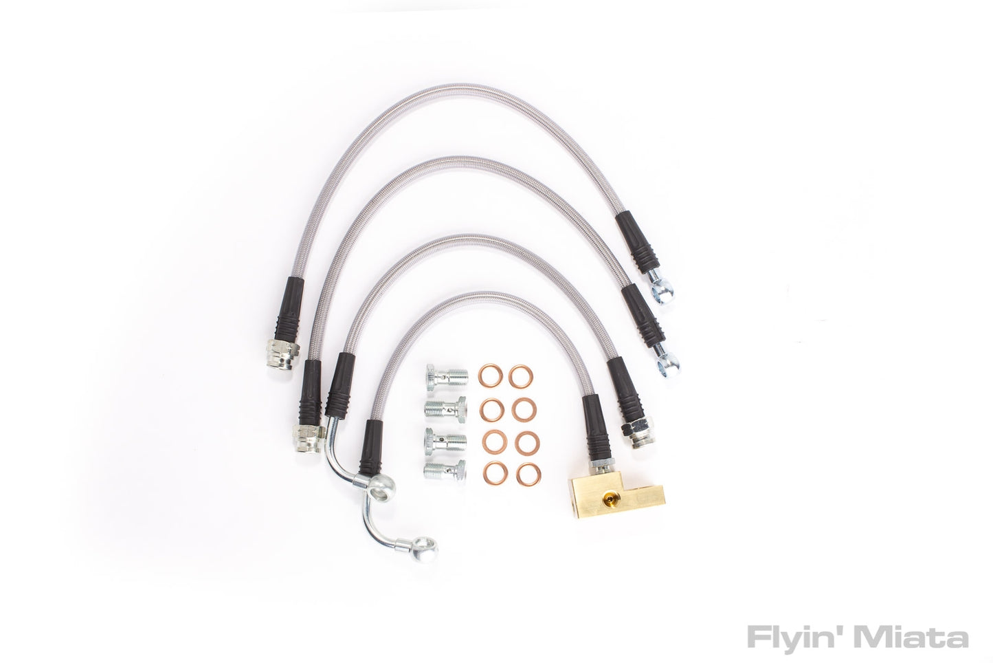 Braided stainless steel brake line kit (NA/NB)