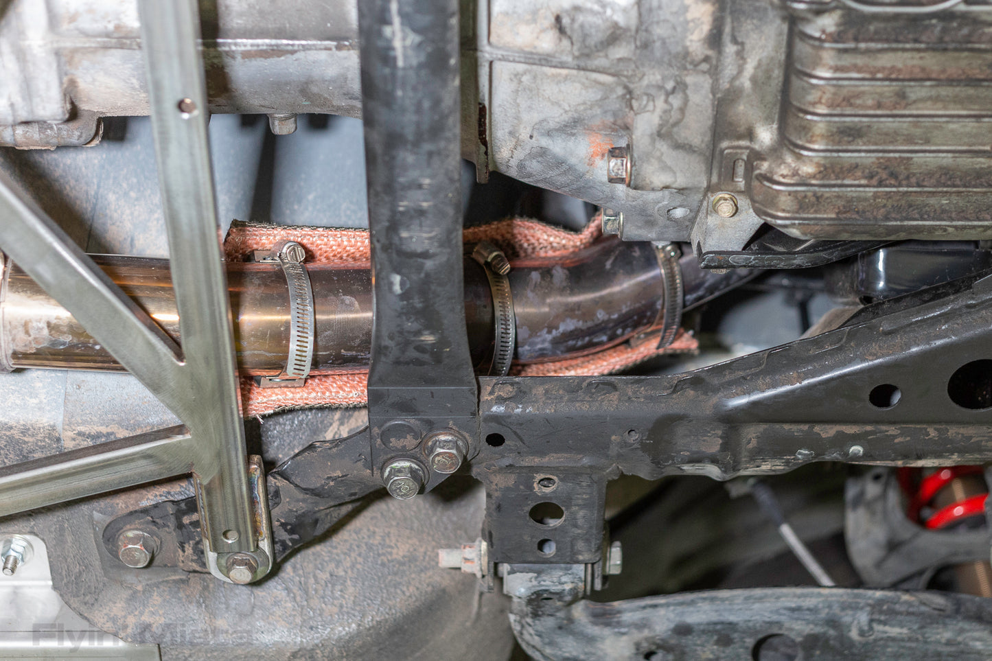 DEI Titanium heat shield for tubing