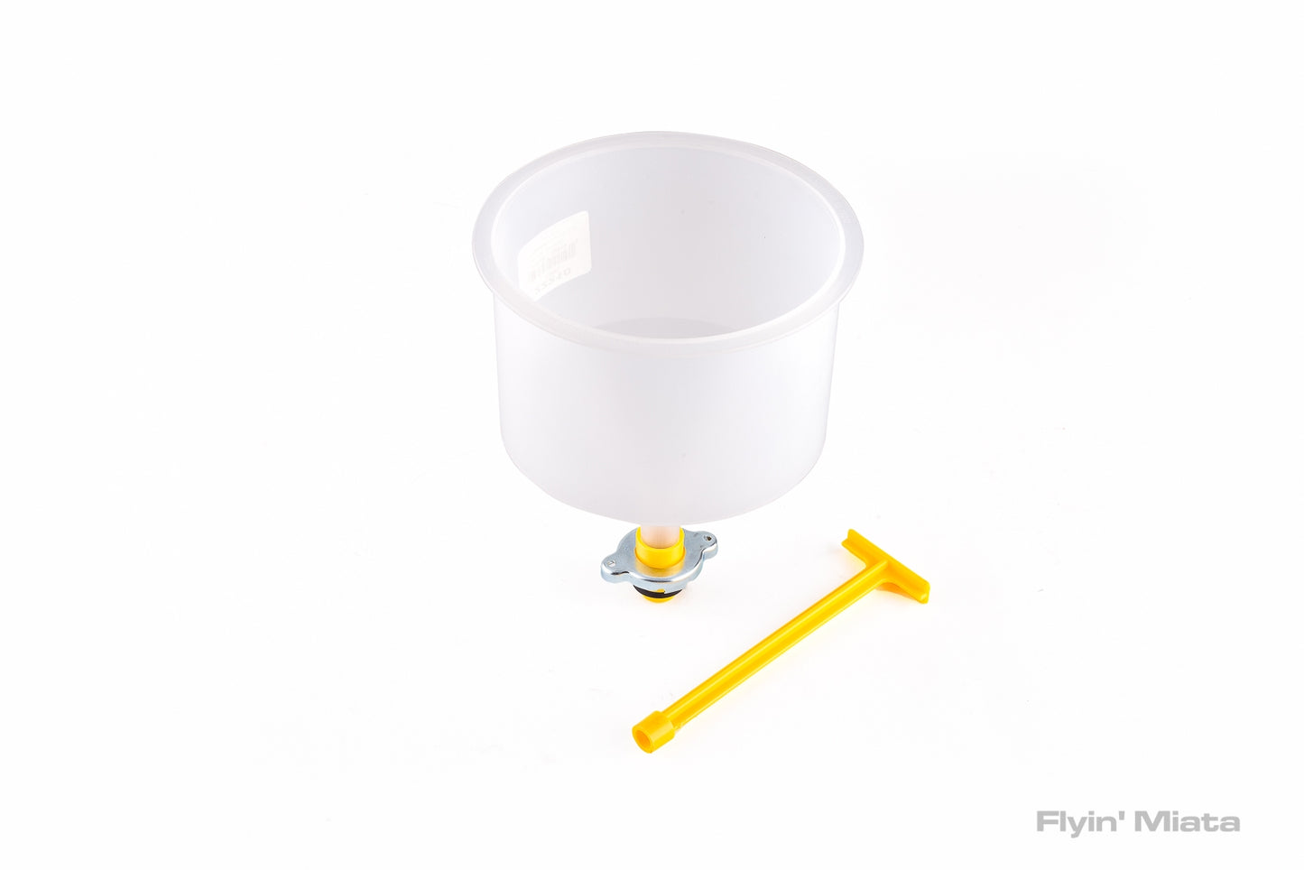 Spill-free coolant system bleeding funnel