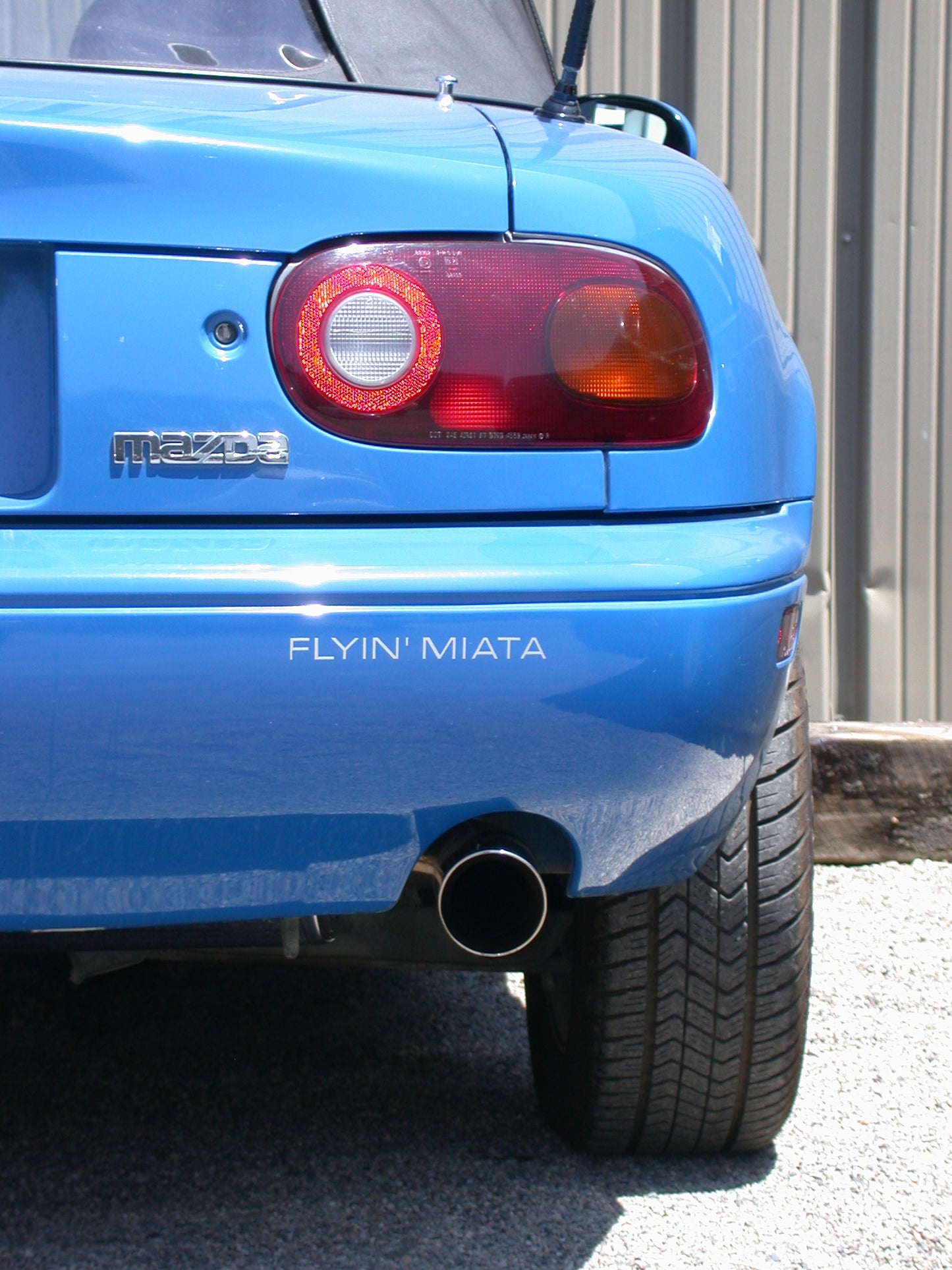 NA Flyin' Miata 2.25" stainless steel exhaust