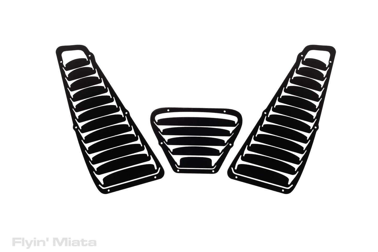 Singular Motorsports hood louvers for NB