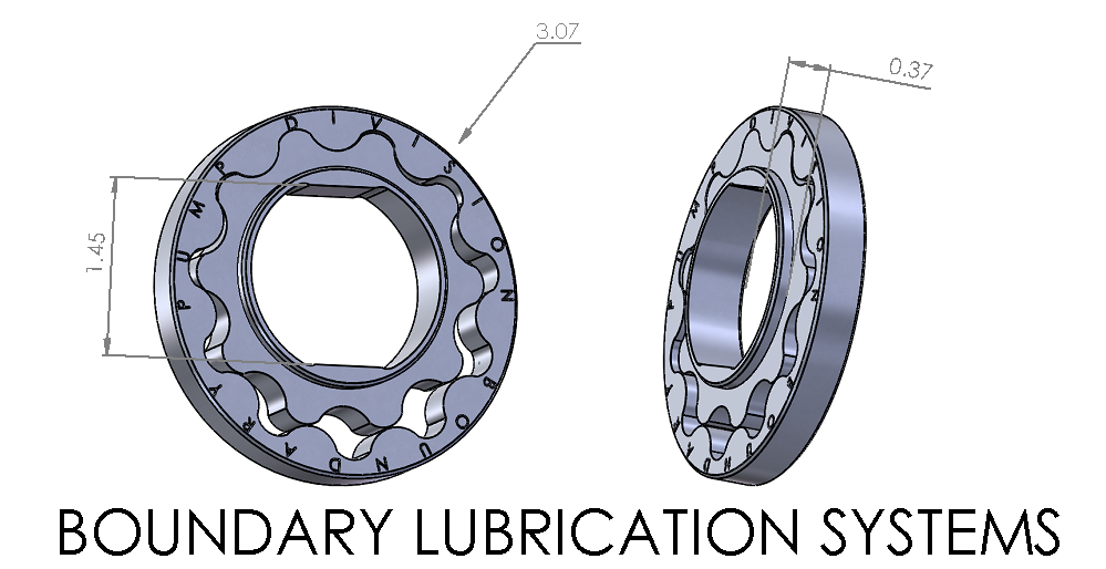 Boundary Engineering upgraded oil pump