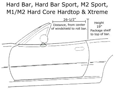 1990-05 Hard Dog Sport "Fat Boy" roll bar
