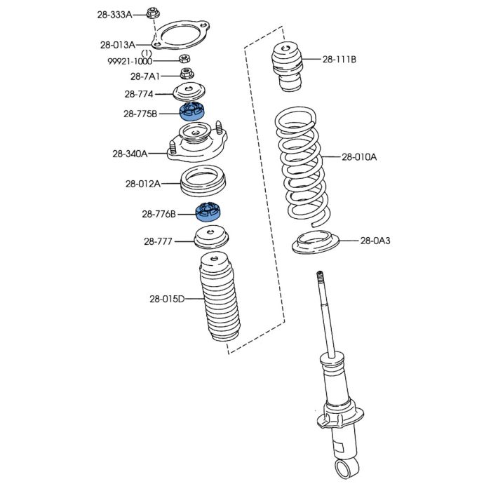 Flyin' Miata Koni Stage 2 suspension package (NB chassis)