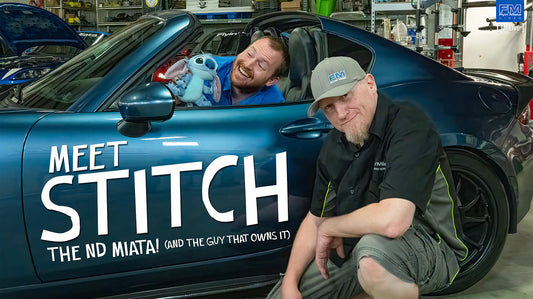 Stitch the ND Miata (and our marketing guy Travis) - FM Live w Mike Usrey