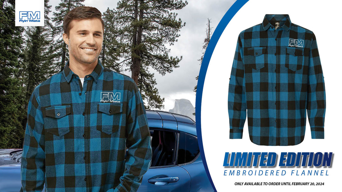 Winter isn't over yet, stay warm with our new Flannel! (February shirt-of-the-month)