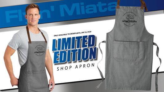 New! Limited Edition FM Shop Apron! (Only available until 1-16-24!)