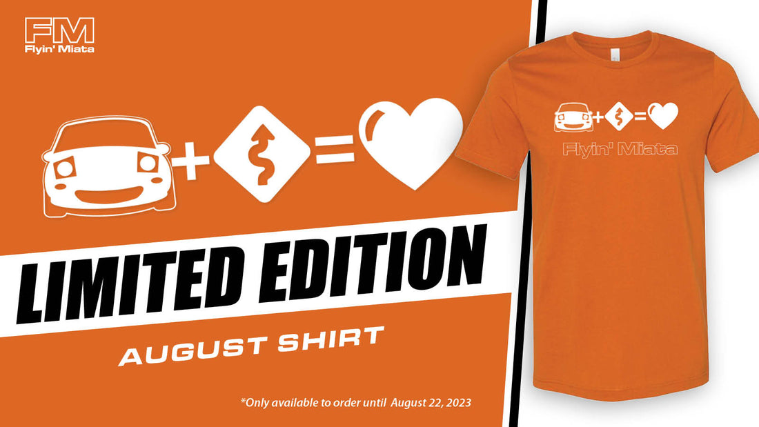 August Limited Edition Shirts are Now Live!