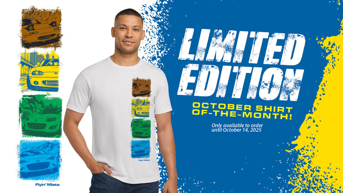 Pop Art Miata Shirts! - Only available until Oct 14!