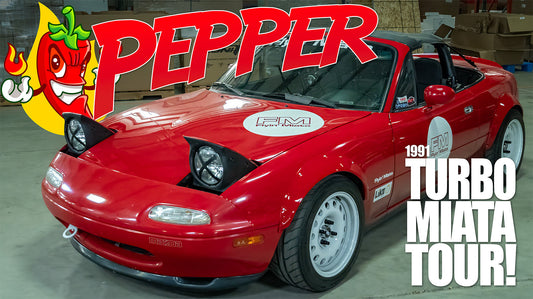 Pepper - Update & tour: NA6 Turbo Miata with Fender Flares! w Keith Tanner