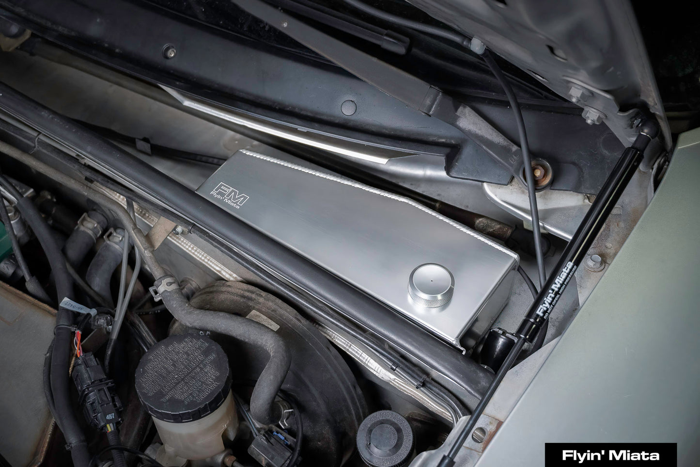 Aluminum Washer Bottle Relocation Kit