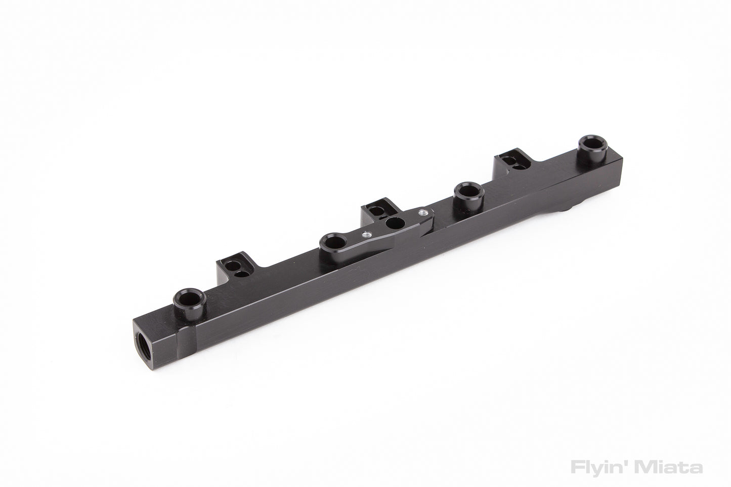 Flyin' Miata dual feed fuel rail with stainless steel feed lines for NB chassis