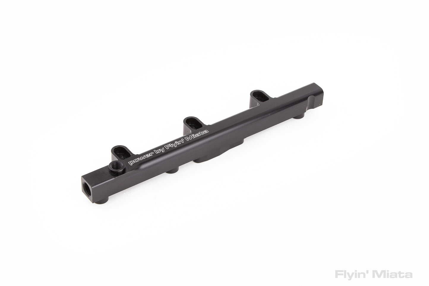 Flyin' Miata dual feed fuel rail with stainless steel feed lines for NB chassis