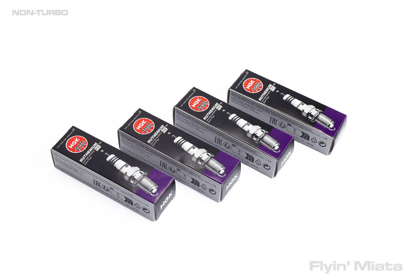 NGK Ruthenium spark plugs for NA/NB, set of four