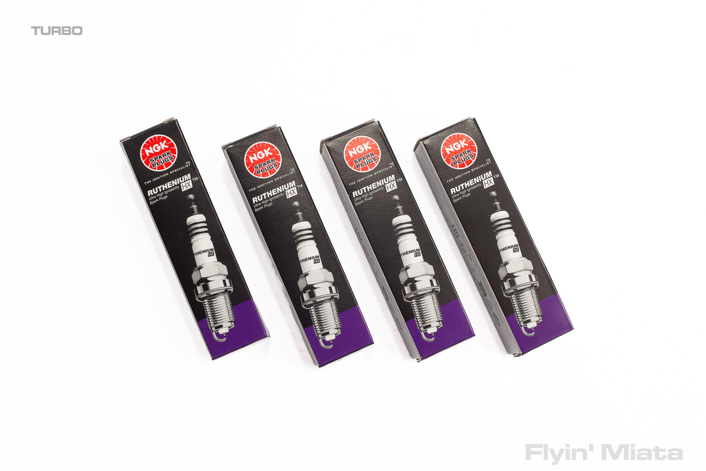 NGK Ruthenium spark plugs for ND, set of four
