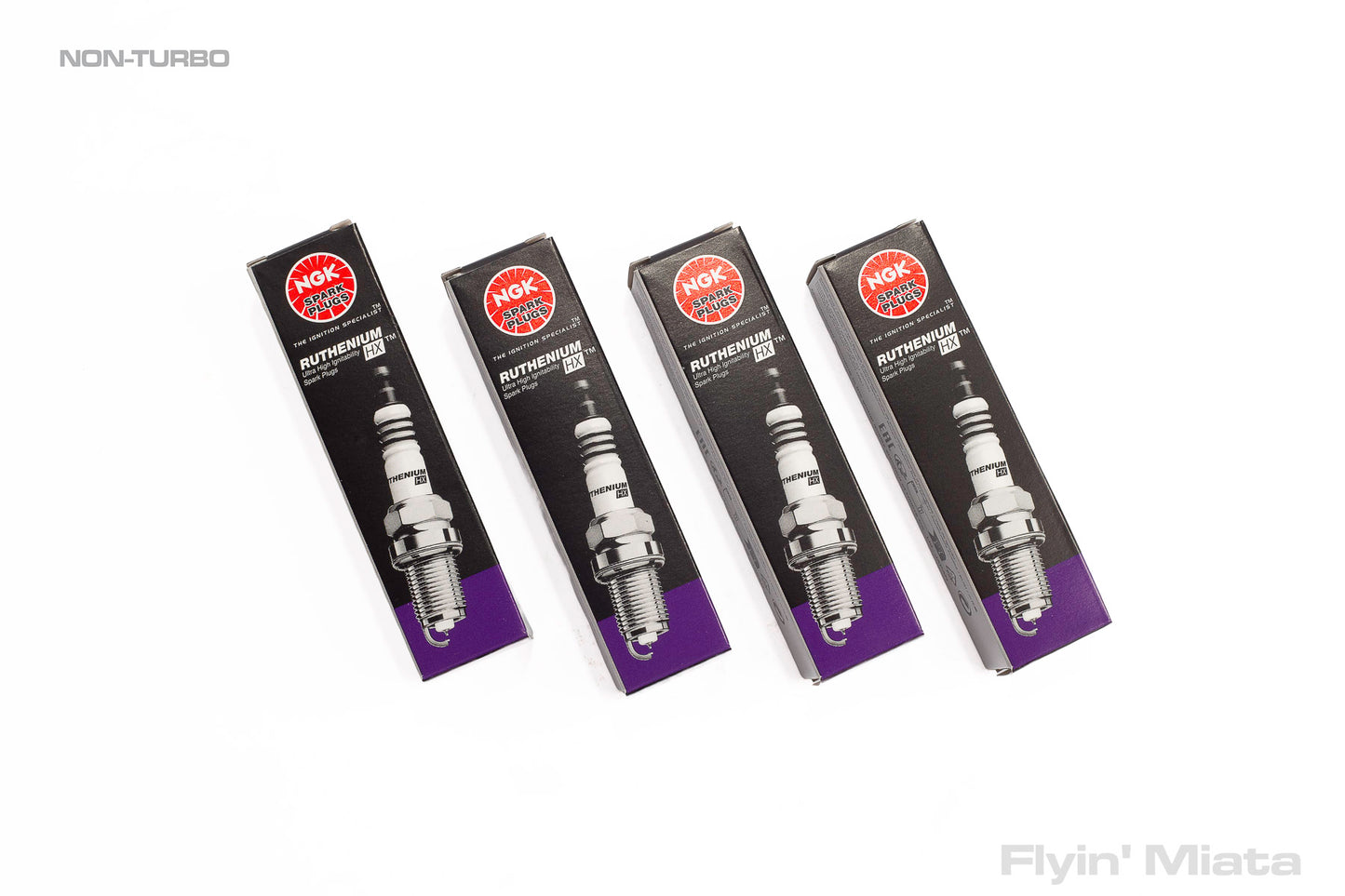 NGK Ruthenium spark plugs for ND, set of four