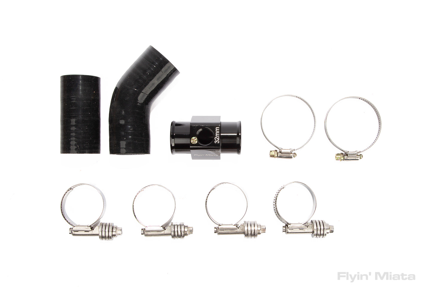 Upper radiator hose with temperature sensor port for NC