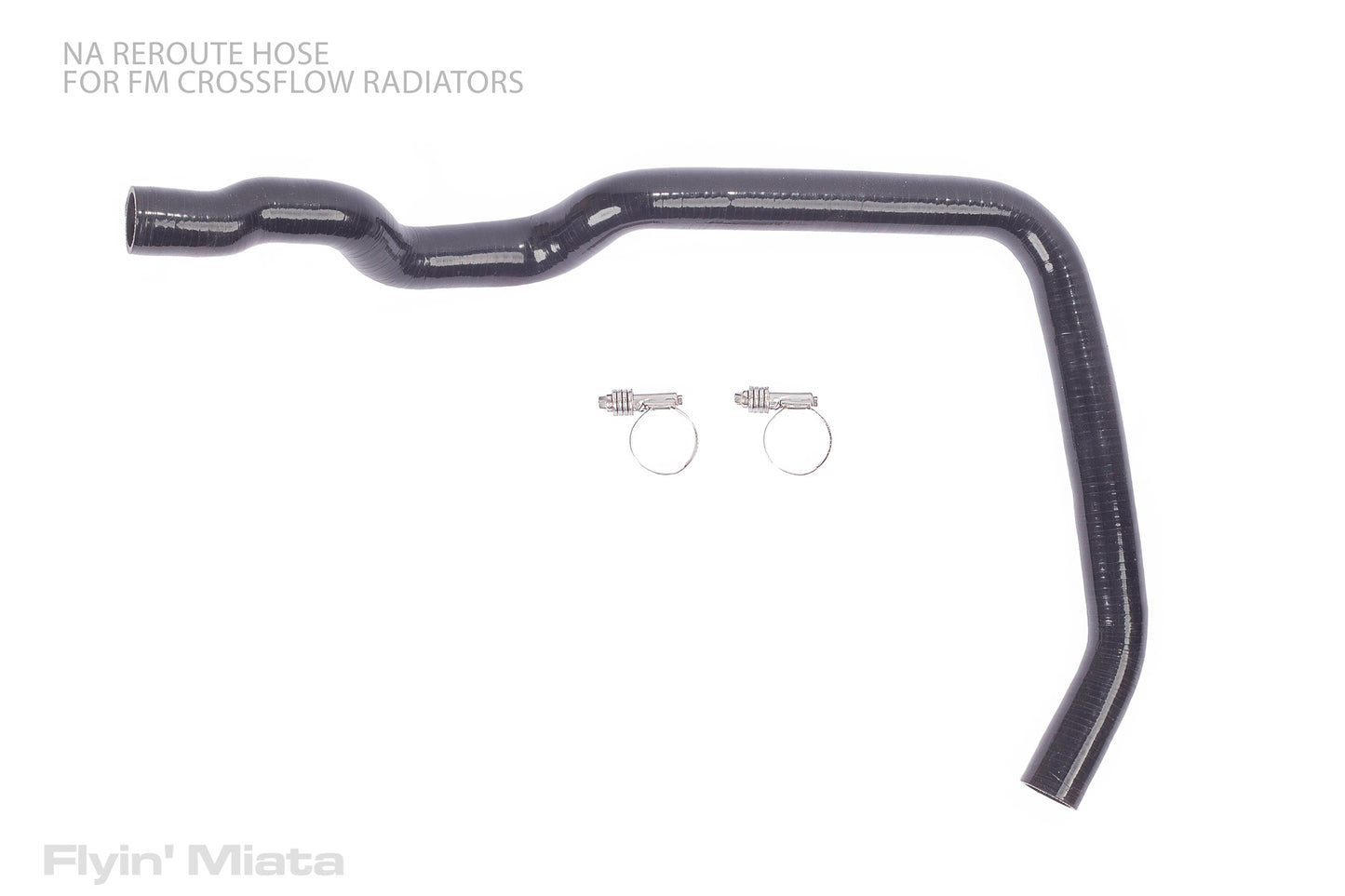 Custom formed reroute hose for NA