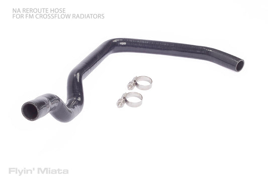 Custom formed reroute hose for NA