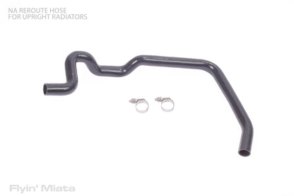 Custom formed reroute hose for NA