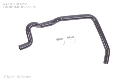 Custom formed reroute hose for NA