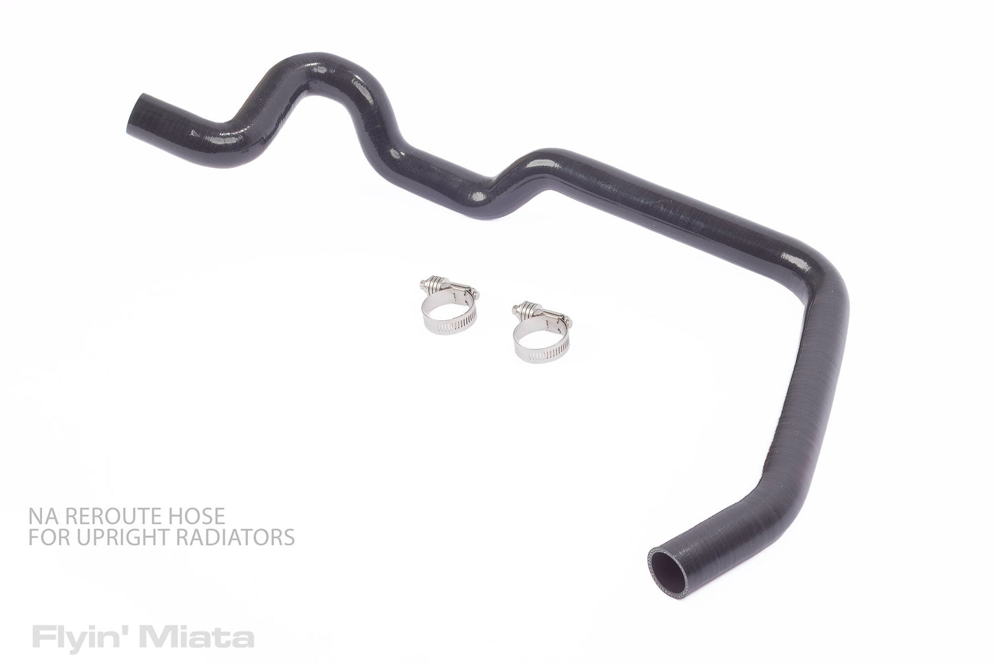 Custom formed reroute hose for NA