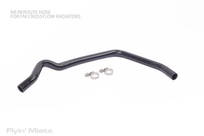 Custom formed reroute hose for NB