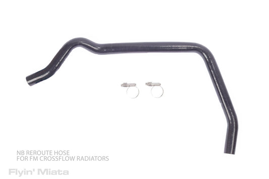 Custom formed reroute hose for NB