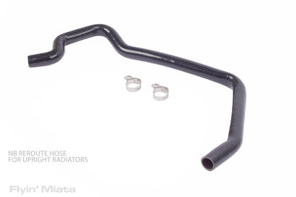 Custom formed reroute hose for NB