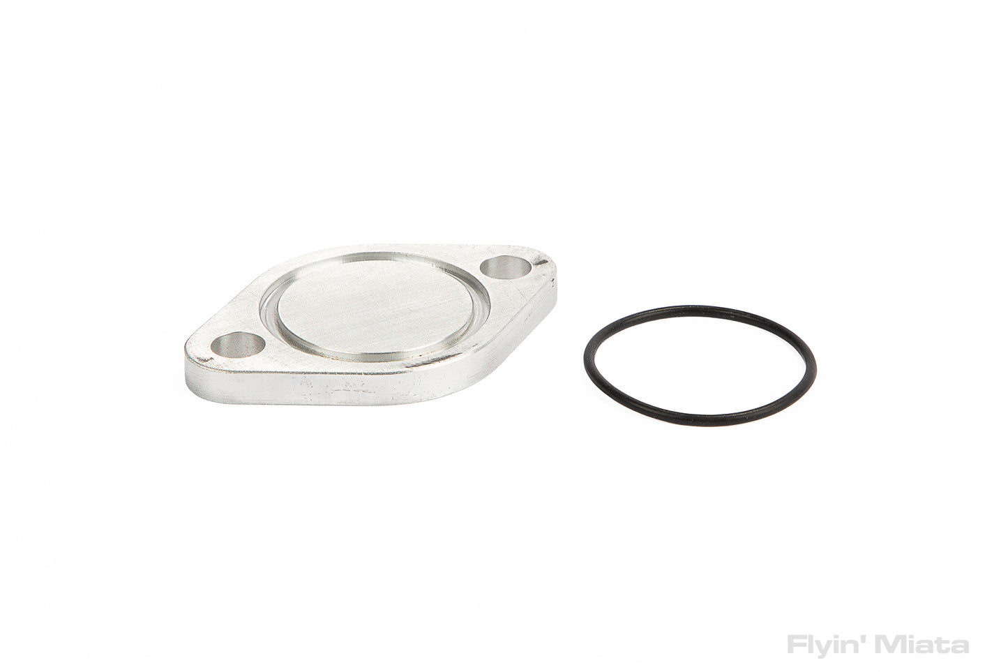 Thermostat neck removal coolant block-off plate for head