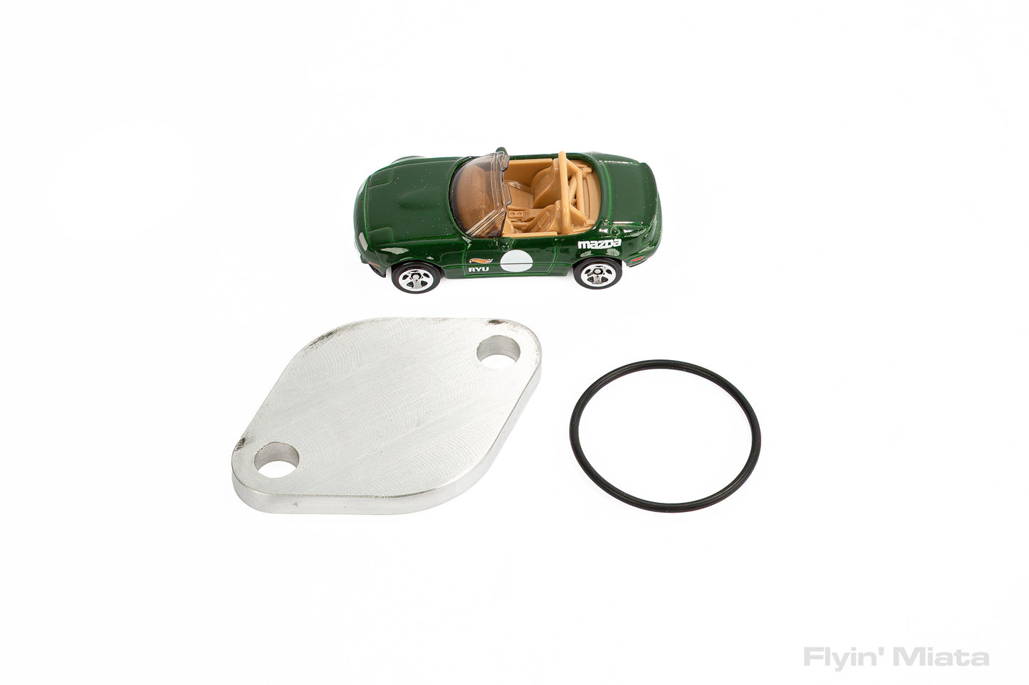 Thermostat neck removal coolant block-off plate for head