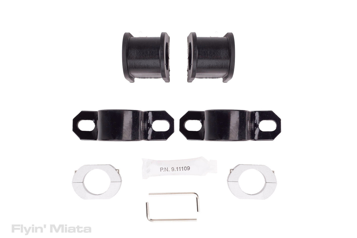 Bushings and brackets for ND front sway bar