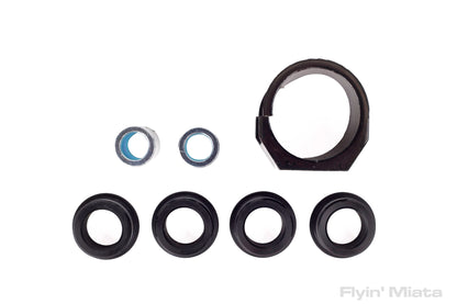 Flyin' Miata steering rack bushing upgrade kit, NB