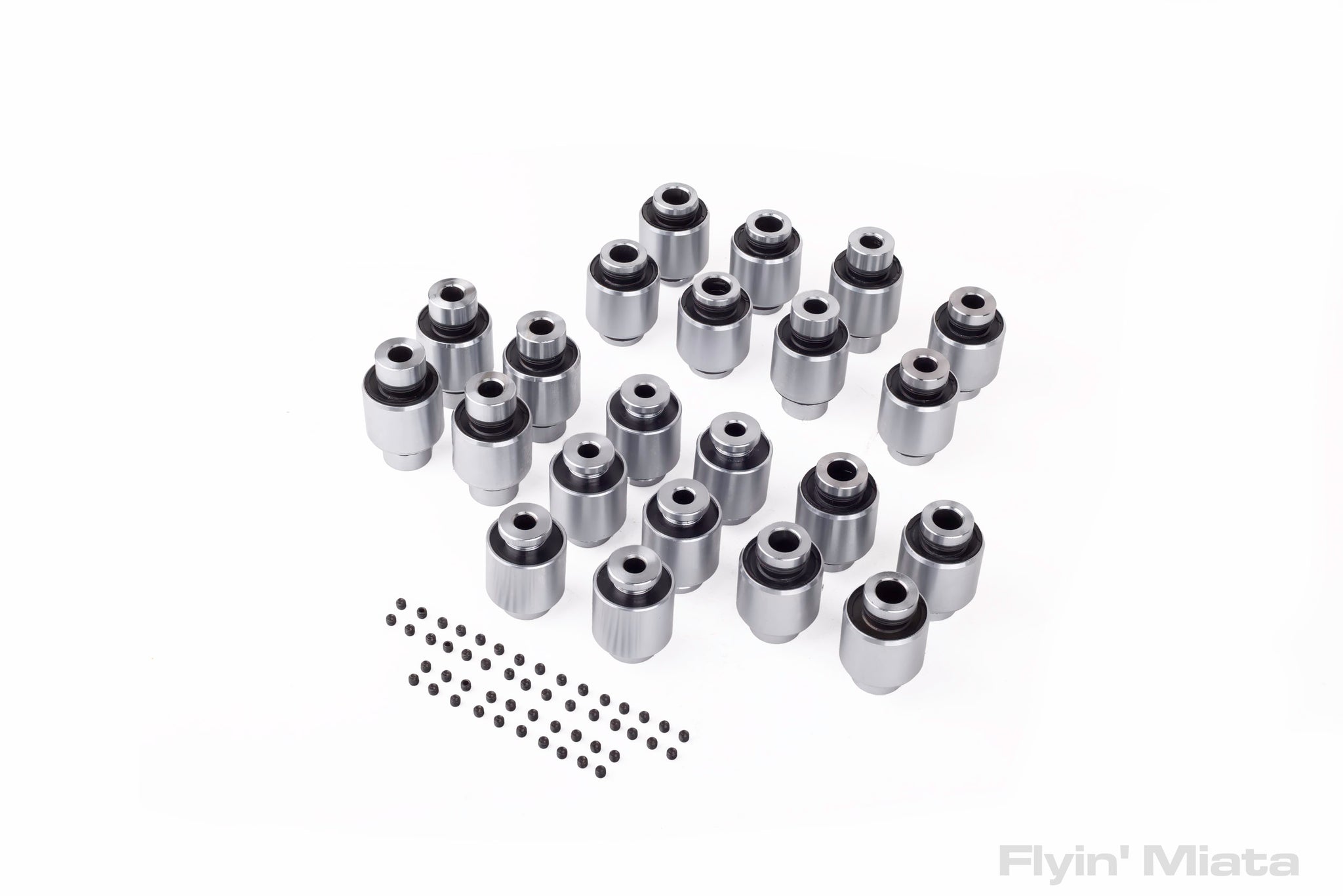 Complete control arm sealed spherical bearing kit Flyin' Miata