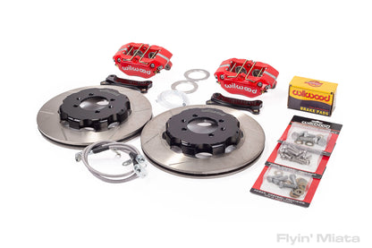 Front-only FM big brake Kit for NA/NB with red 4-piston Dynapro calipers