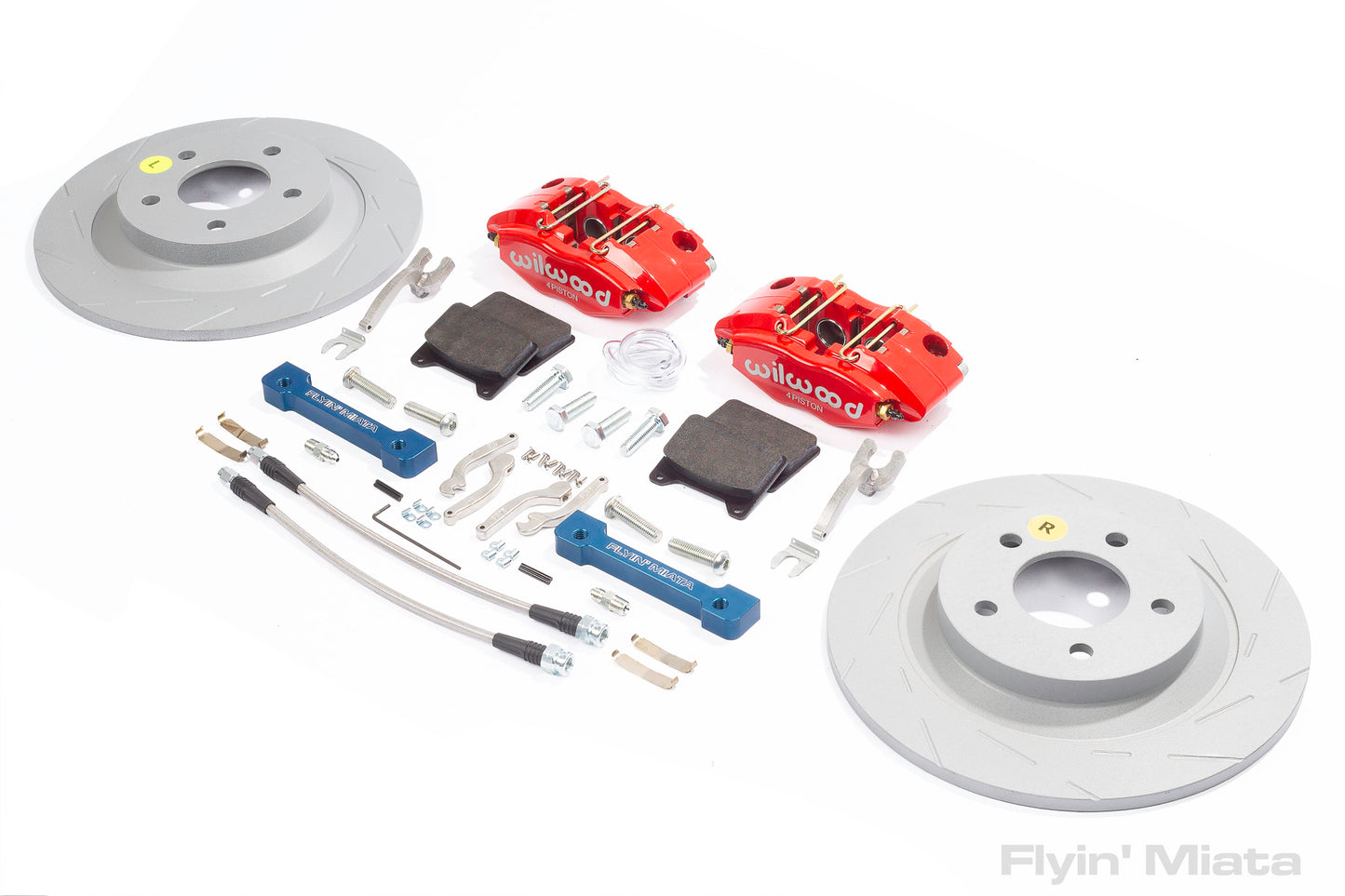 Flyin' Miata NC Little Big Brake Kit (rear only, red)