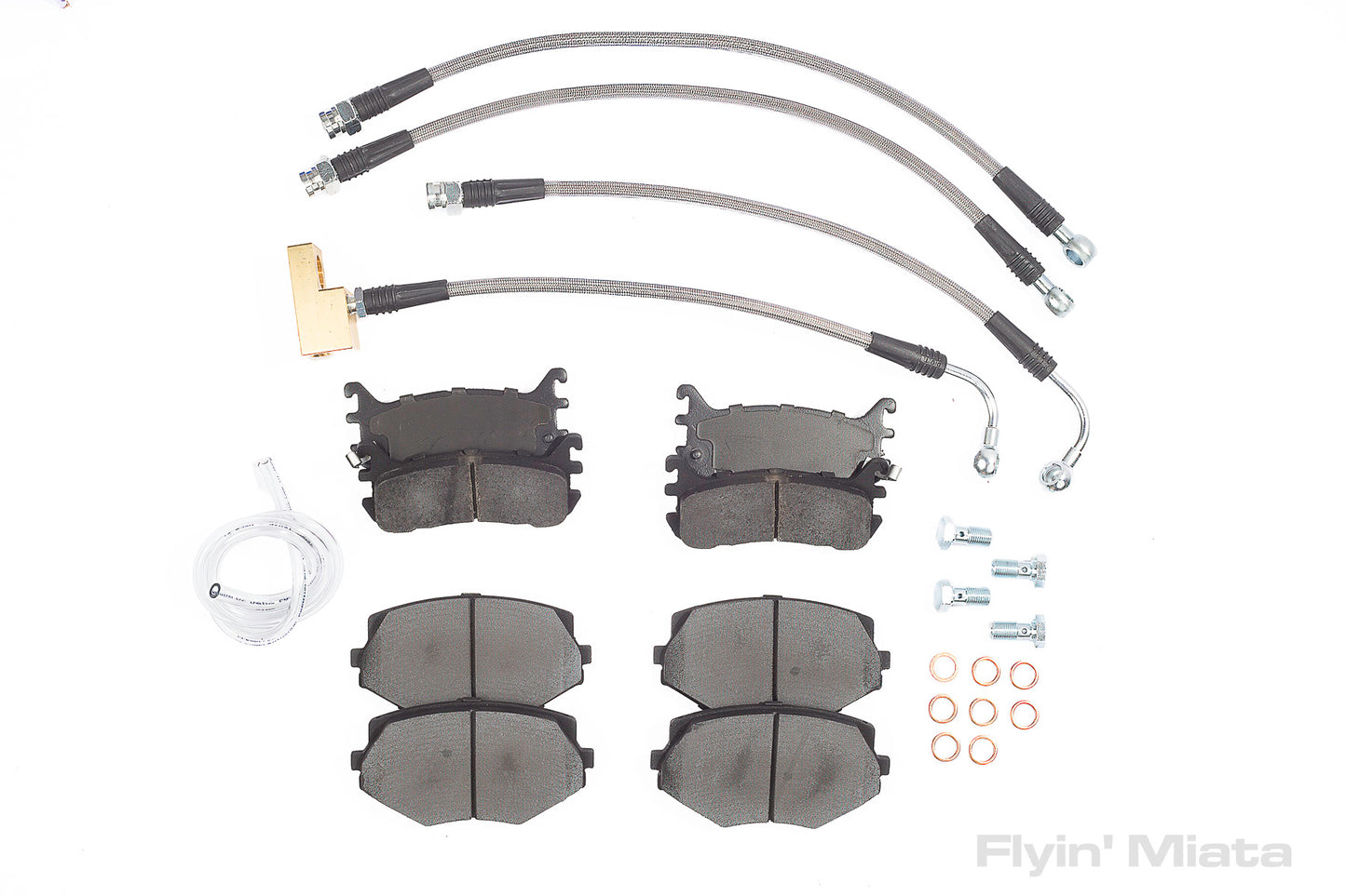 Pad / line / bleeder hose combo for 1994-02 (non-Sport)