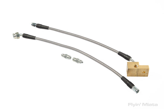 Brake lines for Wilwood rear dual caliper brakes