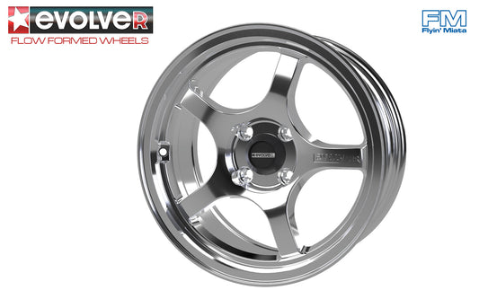 Evolver 15x9 flow formed wheel