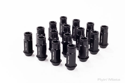 Flyin' Miata hard anodized aluminum lug nut (set of 16)