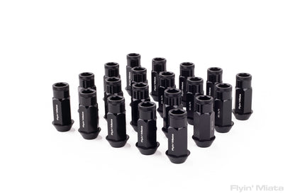 Flyin' Miata hard anodized aluminum lug nut (set of 20)