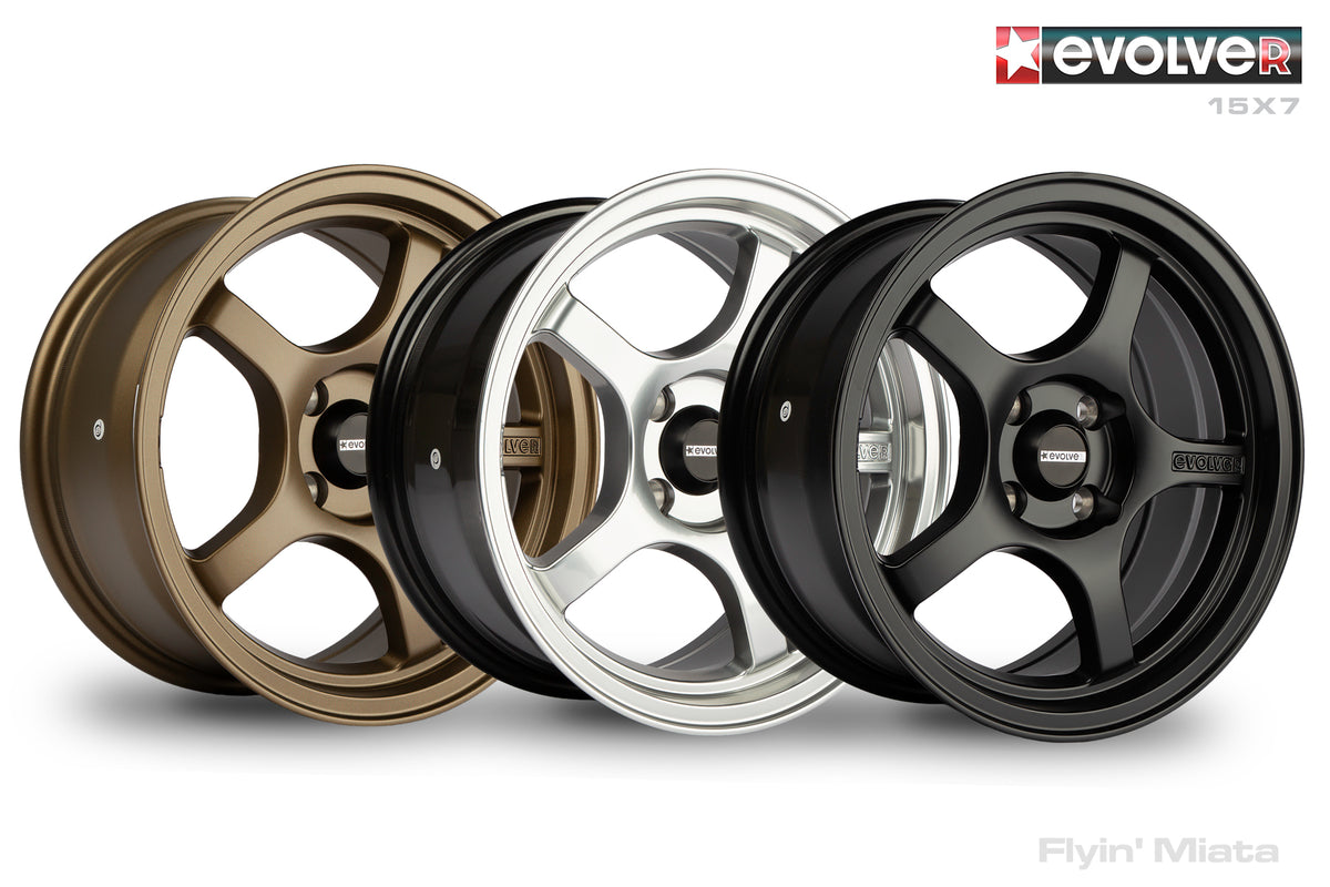 Evolver 15x7 flow formed wheel